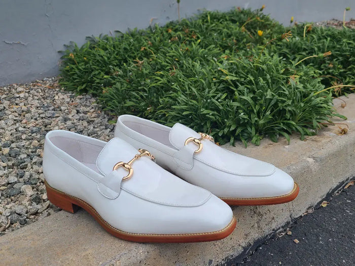 Carrucci Signature Horse Bit Patent Leather Loafer