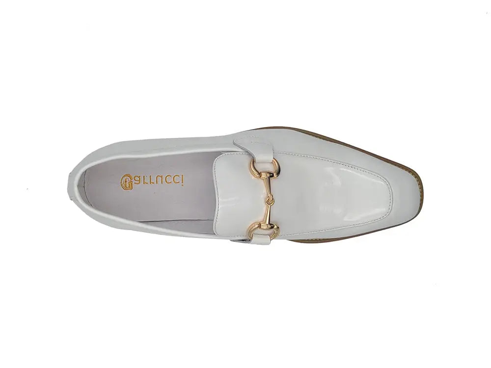 Carrucci Signature Horse Bit Patent Leather Loafer
