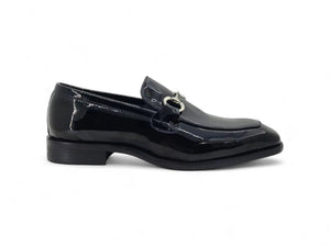 Carrucci Signature Horse Bit Patent Leather Loafer