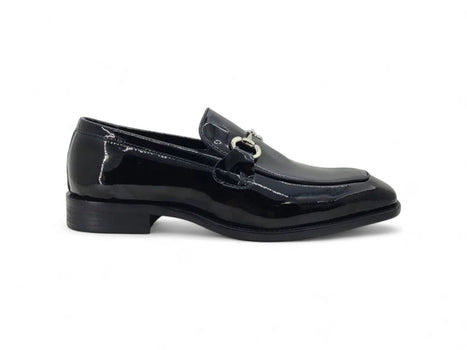 Carrucci Signature Horse Bit Patent Leather Loafer