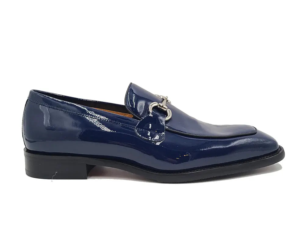 Carrucci Signature Horse Bit Patent Leather Loafer
