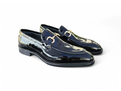Signature Horse Bit Patent Leather Loafer
