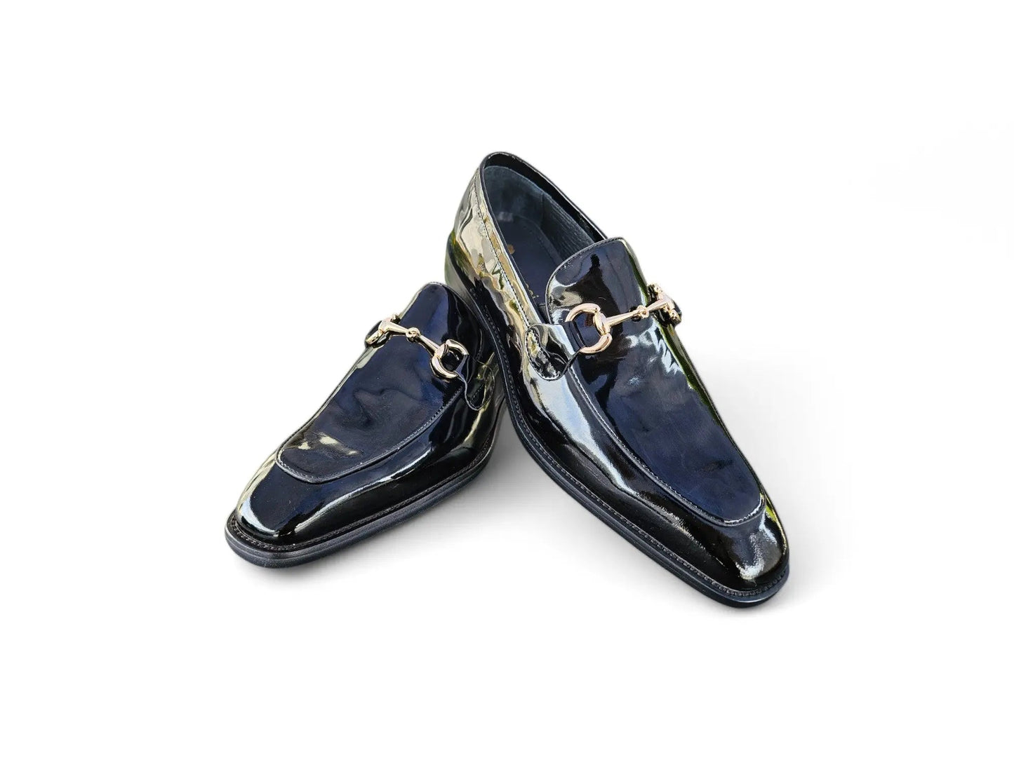 Carrucci Signature Horse Bit Patent Leather Loafer
