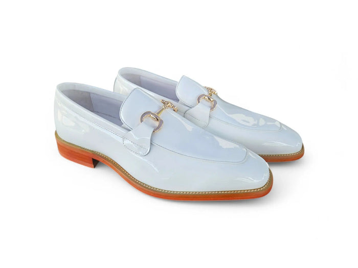 Carrucci Signature Horse Bit Patent Leather Loafer