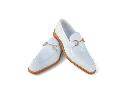 Carrucci Signature Horse Bit Patent Leather Loafer