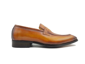 Carrucci Signature Leather Penny Loafer Slip-on