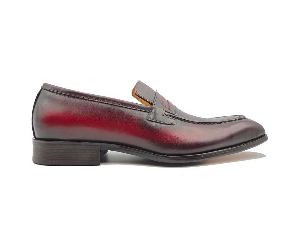 Carrucci Signature Leather Penny Loafer Slip-on