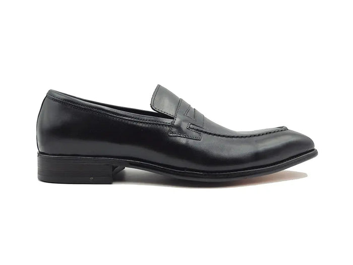 Carrucci Signature Leather Penny Loafer Slip-on