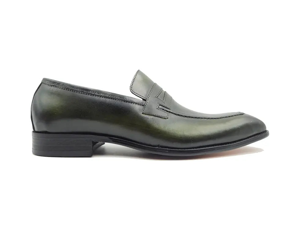 Carrucci Signature Leather Penny Loafer Slip-on