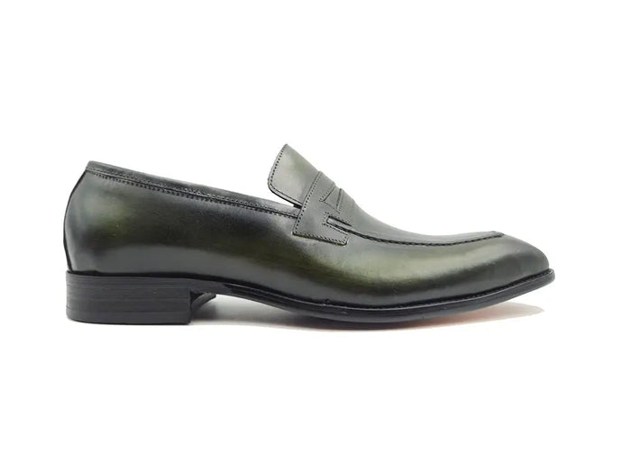 Carrucci Signature Leather Penny Loafer Slip-on