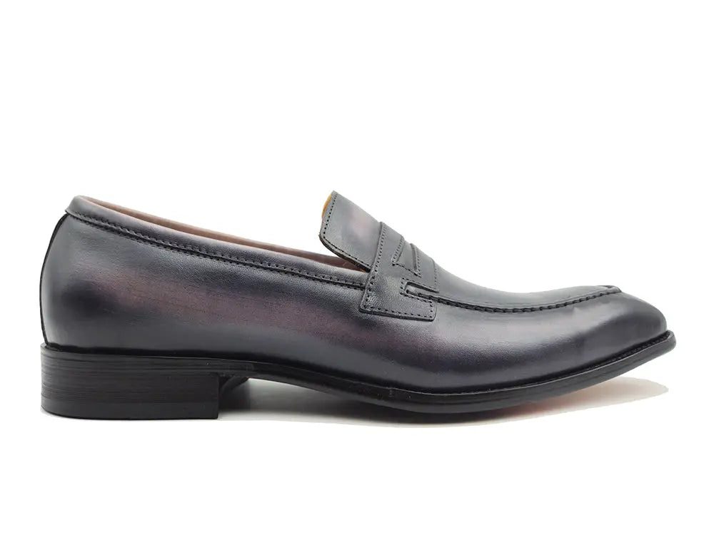 Carrucci Signature Leather Penny Loafer Slip-on