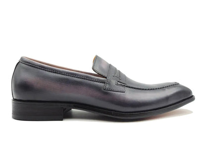 Carrucci Signature Leather Penny Loafer Slip-on
