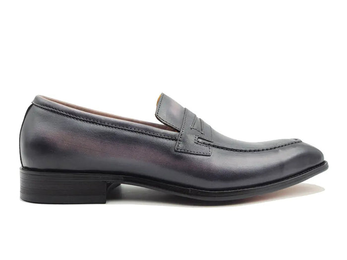 Carrucci Signature Leather Penny Loafer Slip-on