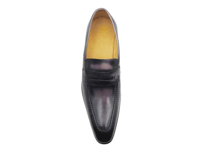 Carrucci Signature Leather Penny Loafer Slip-on