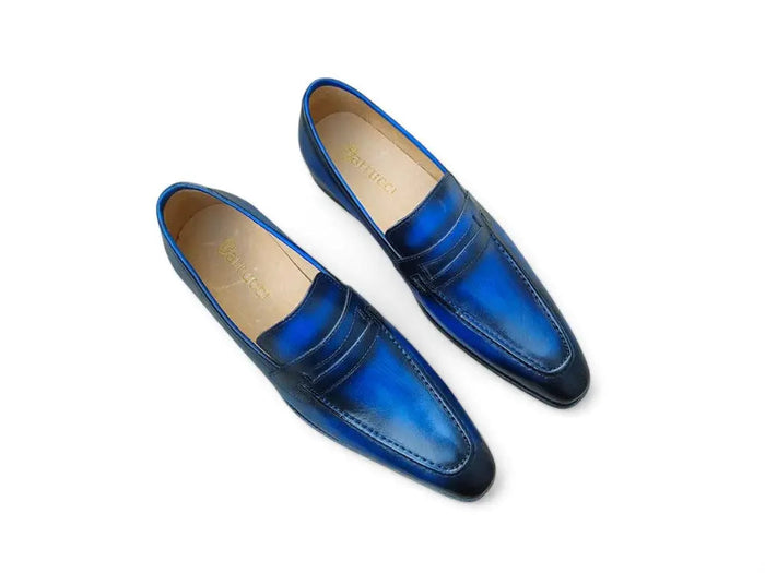 Carrucci Signature Leather Penny Loafer Slip-on