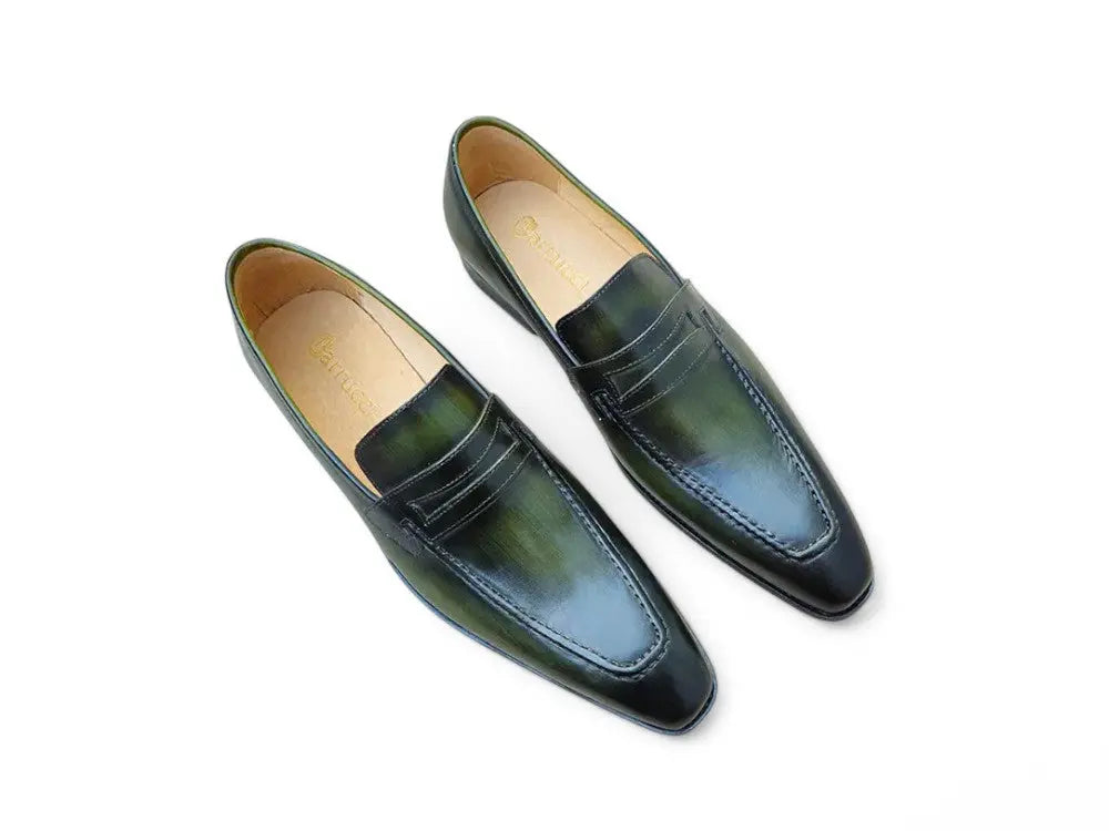 Carrucci Signature Leather Penny Loafer Slip-on