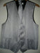 SILVER DRESS TUXEDO WEDDING Vest ~ Waistcoat ~ Waist coat & TIE SET Buy 10 of same color Tie For $25 Each - Men's Neck Ties - Mens Dress Tie - Trendy Mens Ties
