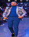 Silver Grey and Blue Paisley Tuxedo Dinner Jacket - White and Royal Floral Prom Blazer