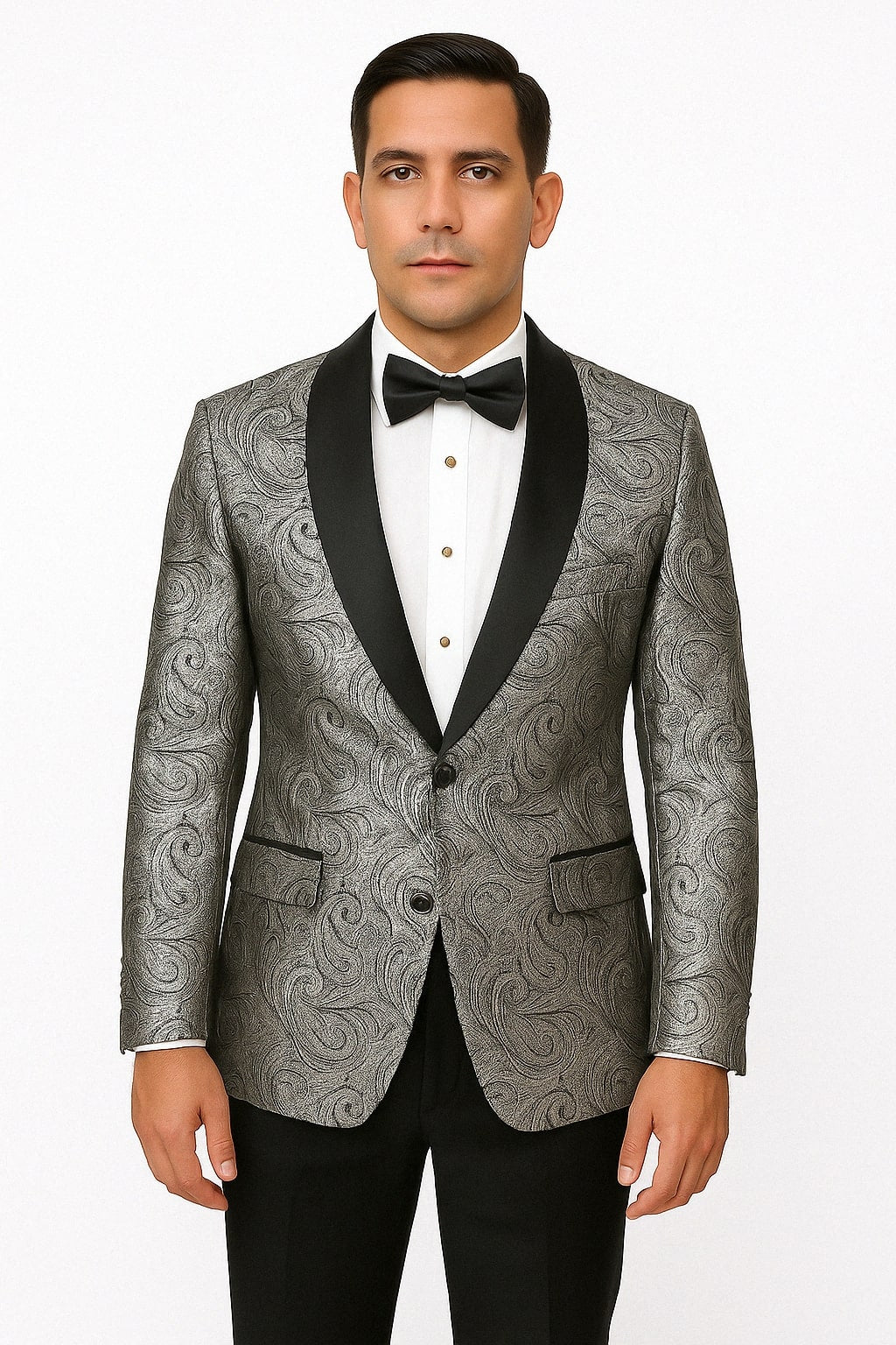 Black and Silver Tuxedo