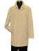 Men's Dress Coat  Hidden Button Beige Long Men's Dress Topcoat -  Winter coat