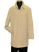 Men's Dress Coat  Hidden Button Beige Long Men's Dress Topcoat -  Winter coat