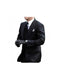 Men's  2 Button Peak Lapel Black James Bond Outfit