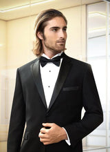 Men's Modern Fit Black Tuxedo