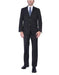 Men's Black Classic Fit Two-Piece Side Vents 2 Button Cheap Priced Business Suits Clearance Sale