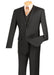 Men's Black 3 Piece Executive Suit - Narrow Leg Pants