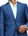 Men's 1 Button Blue Slim Fit Suit