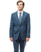 Giorgio Fiorelli Suit Men's Blue Solid Pattern Modern Fit Suits Polyester/Viscose suits