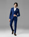 Men's Bright Blue best Suit buy one get one suits free Suit