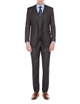 Men's 3 Piece 2 Button Charcoal Slim Fit Suits