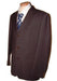 Dark CoCo Brown Men'S Discount Dress Available In 2 Or Three ~ 3 Buttons Style Regular Classic Cut Cheap Priced Business Suits Clearance Sale For Men