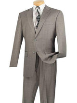 Men's 2 Piece Gray Big And Tall Extra Long Suit