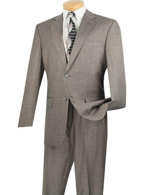 Men's 2 Piece Gray Big And Tall Extra Long Suit