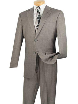 Men's 2 Piece Gray Big And Tall Extra Long Suit