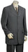 Men's Wide Lapel  Gray Zoot Suit