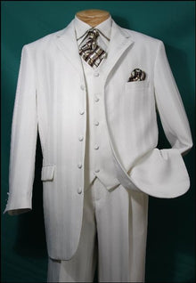 Fancy  5 button 34\ jacket Fancy stripe back center pleat