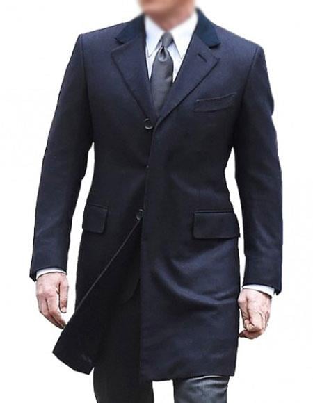 Men’s Cotton Navy Blue coat