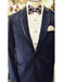 Fancy Tuxedo velour Blue Blazer Jacket ~ Velvet Trim Wedding ~ Prom For Men