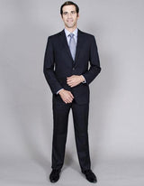 Giorgio Fiorelli Suit Men's Classic stripe Authentic Giorgio Fiorelli Brand suits Flat Front Pant