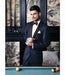 Men's 1 Button Navy Peak Lapel Modern Fit Tuxedo