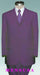 Men's  Deep Joker PURPLE DRESS SUIT 2 Button SUITS