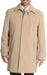 Blu Martini Buttons Up Rain Coat Tan