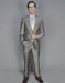 Giorgio Fiorelli Suit Men's Sharskin Authentic Giorgio Fiorelli Brand suits Flat Front Pants