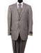Men's 2 button Vested Pleated Pants Taupe ~ Dark Tan ~ Earth Suit toned Color - 100% Percent Wool Fabric Suit - Worsted Wool Business Suit