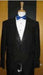 Single Button Peak Lapel Black Tuxedo