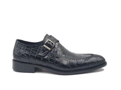 Carrucci Single Monk Buckle Split Toe Loafer