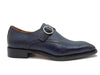 Single Monk Strap Plain Toe Shoes